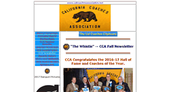 Desktop Screenshot of calcoachesassociation.net