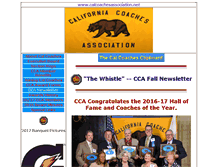 Tablet Screenshot of calcoachesassociation.net